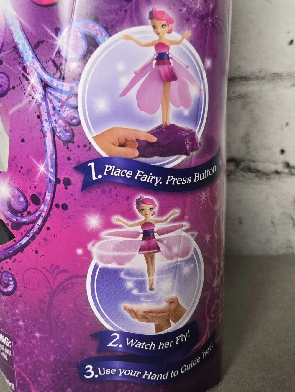 Flutterbye Flying Fairy Doll NIB Interactive Hover Fairy Spin Master